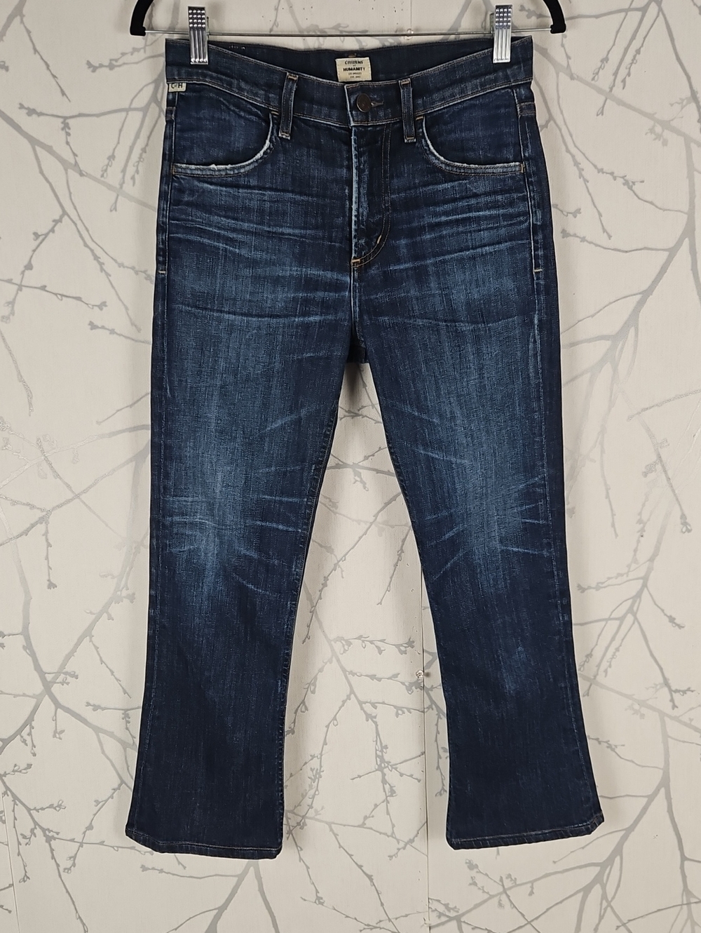 Citizens of Humanity Premium Vintage High Rise Drew Crop Flare Jeans